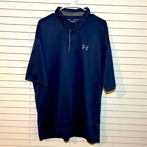 New under Armour golf polo. Navy.